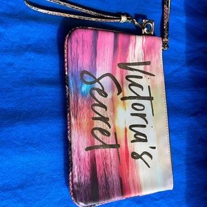 Victoria Secret wristlet with gold hardware